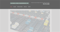 Desktop Screenshot of modernsoundengineering.net